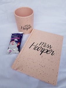 Note Book and Pencil Cup set